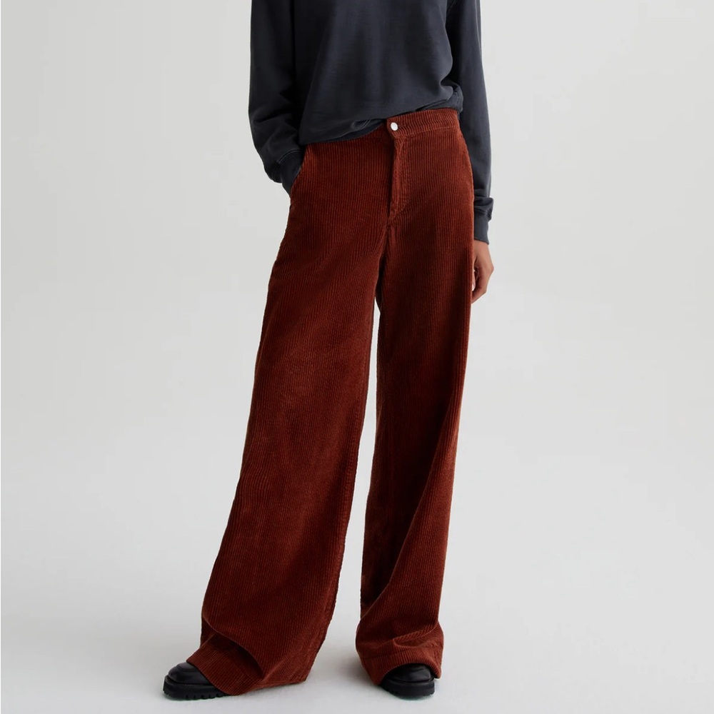 AG Tailored Deven CORDUROY HIGH-RISE ULTRA WIDE LEG